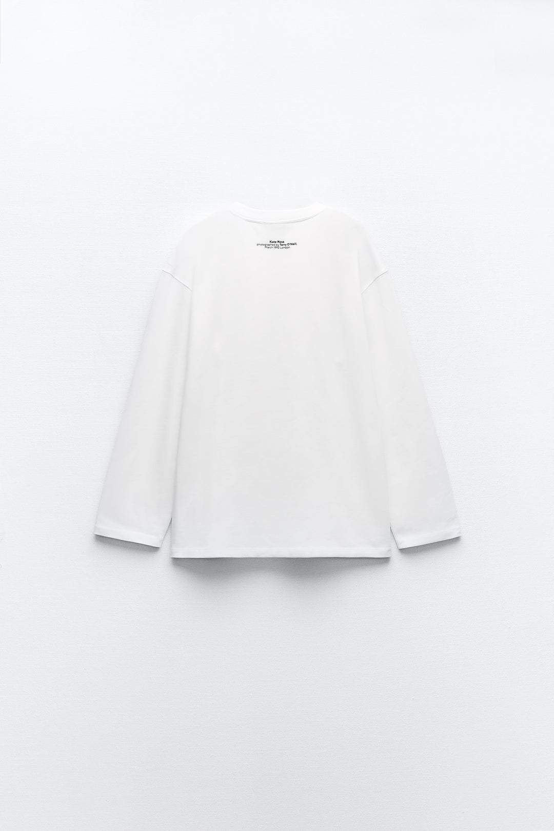 Haut manches longues Kate Moss homewear sans manches, col rond, sans nœud, manches longues