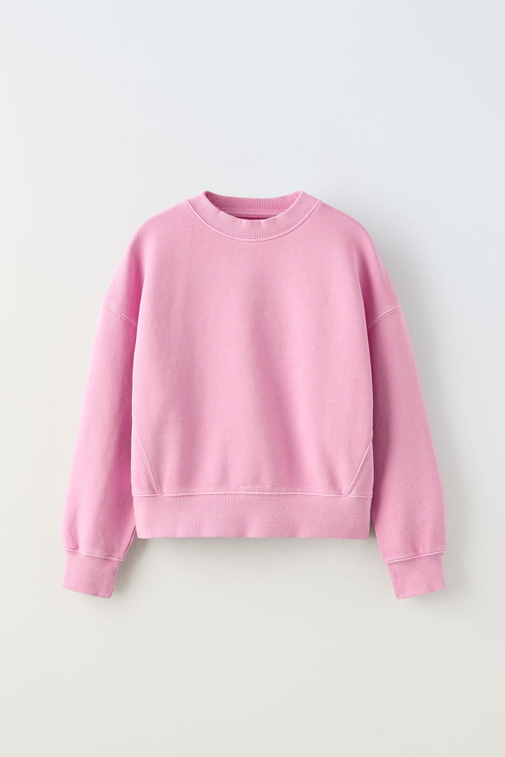 Sweat jogging fille teint en vêtement