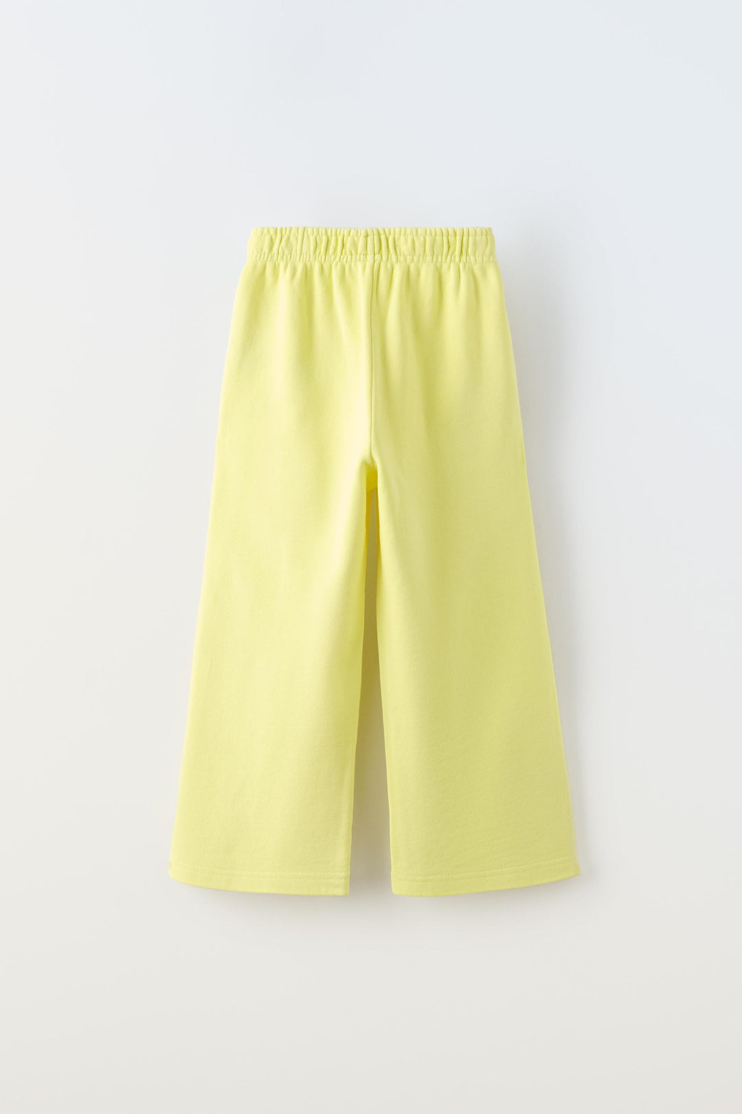 Pantalon jogging wide leg teint en vêtement