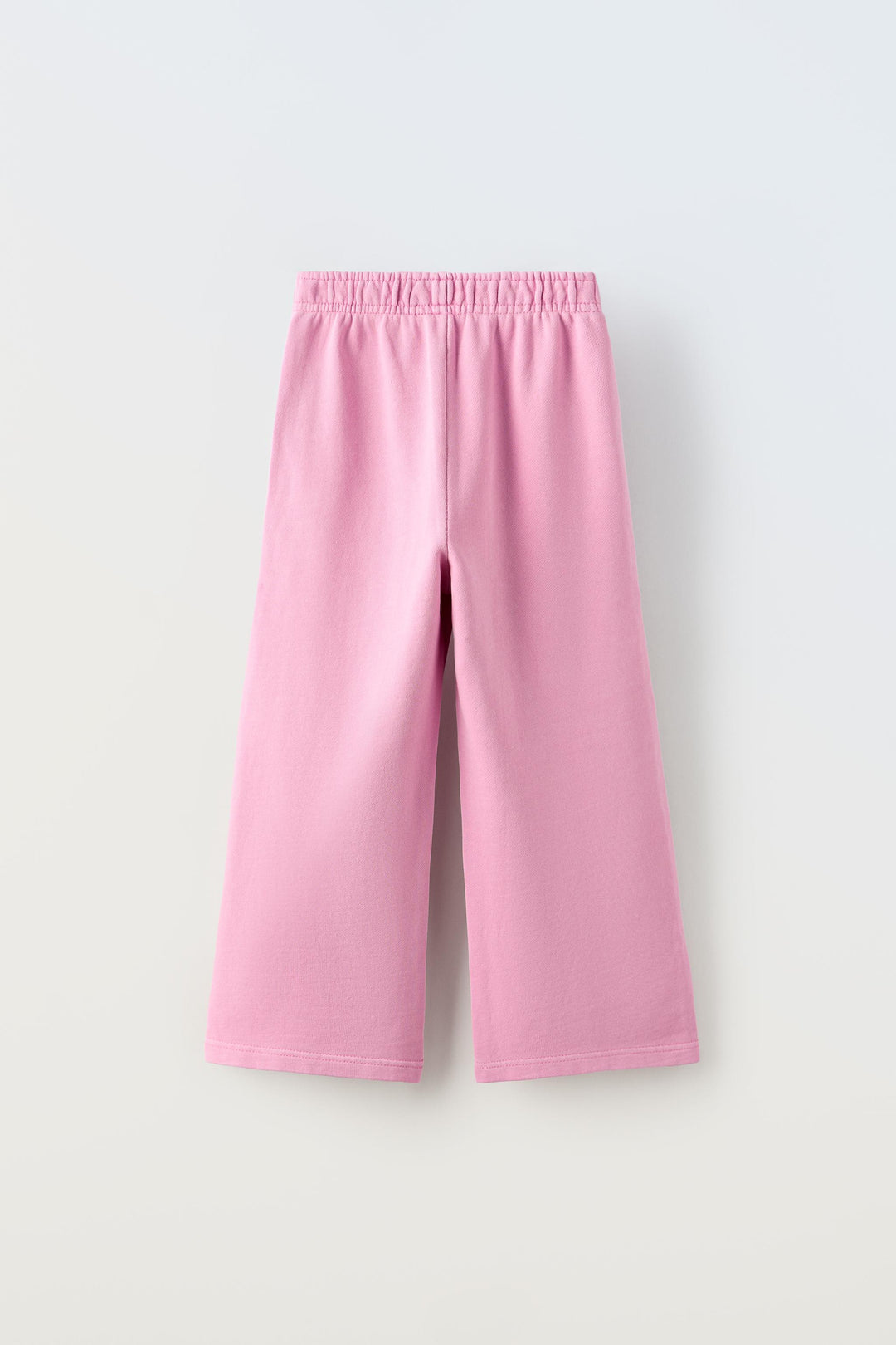 Pantalon jogging wide leg teint en vêtement