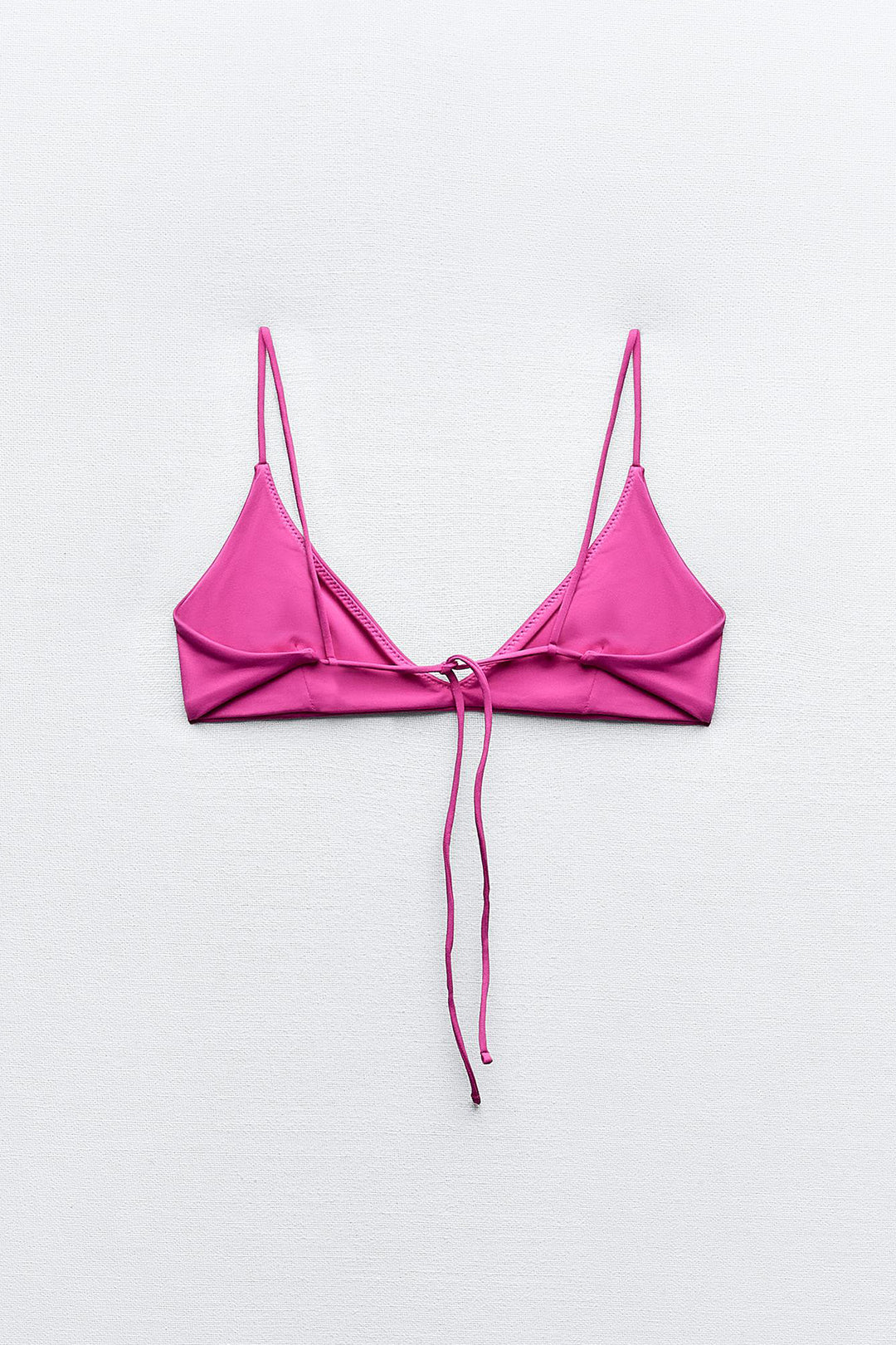 Haut bikini décolleté plongeant bretelles spaghetti