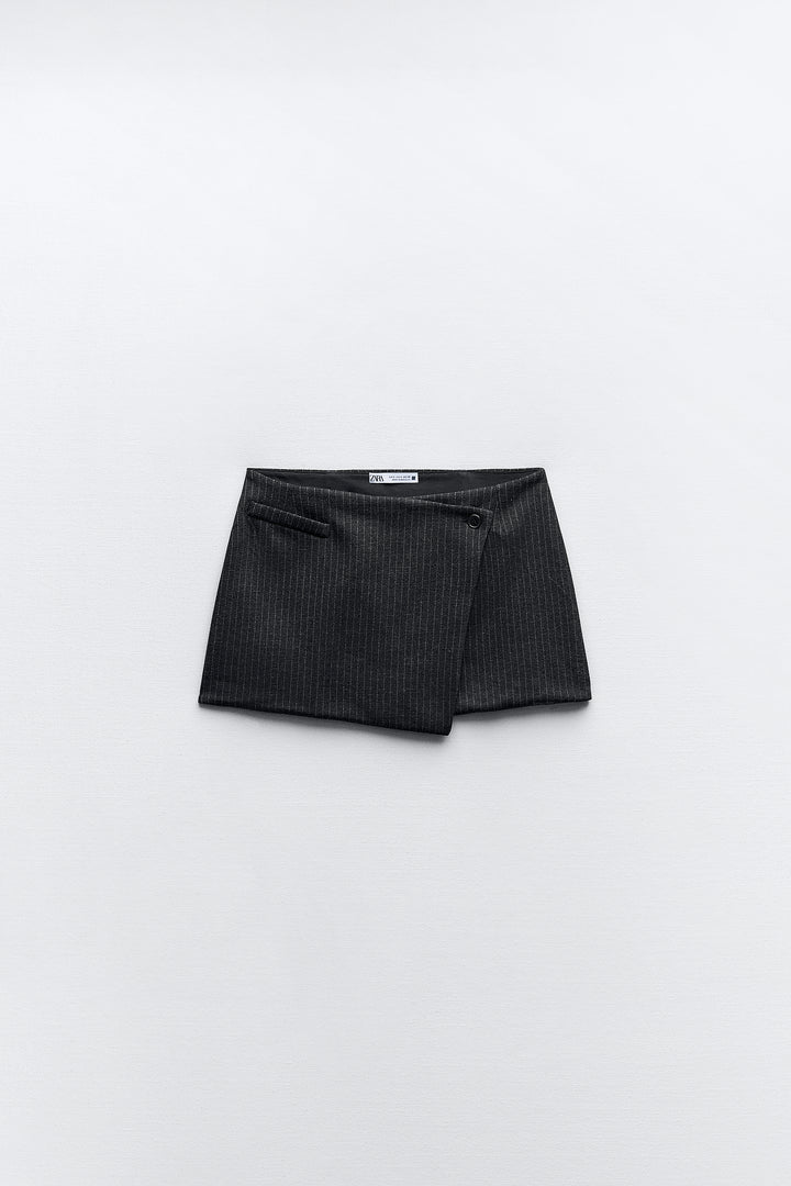 Mini-Jupe Croisée Tailleur