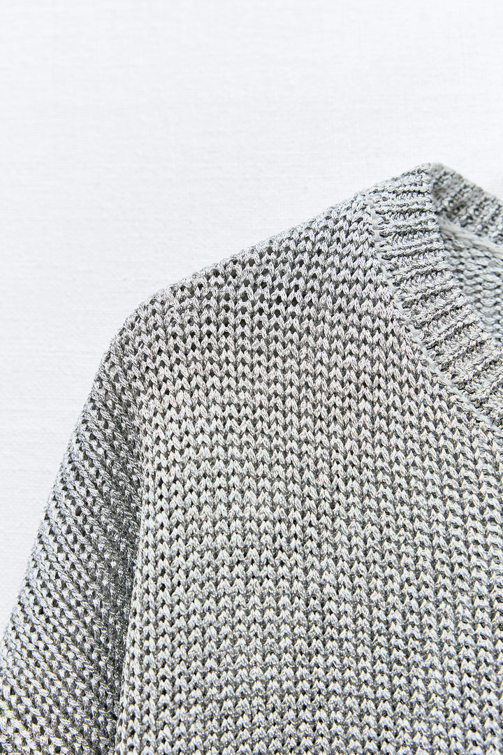 Pull caja finitions côte silver ensemble