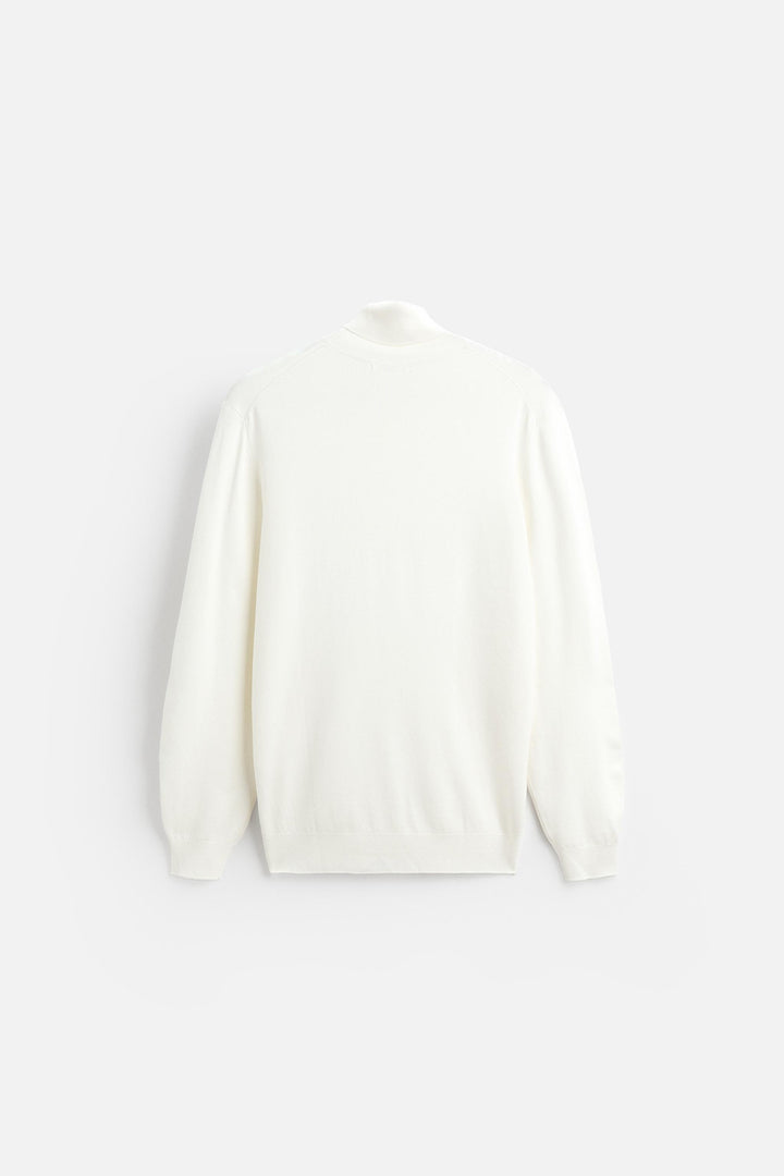 Pull Maille Col Roulé Viscose