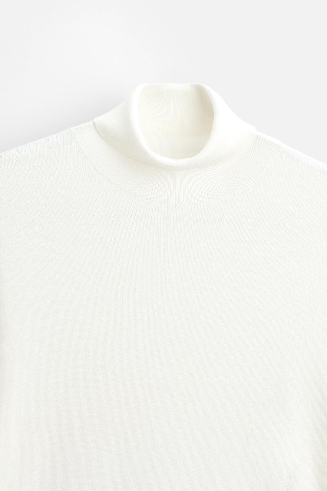 Pull Maille Col Roulé Viscose