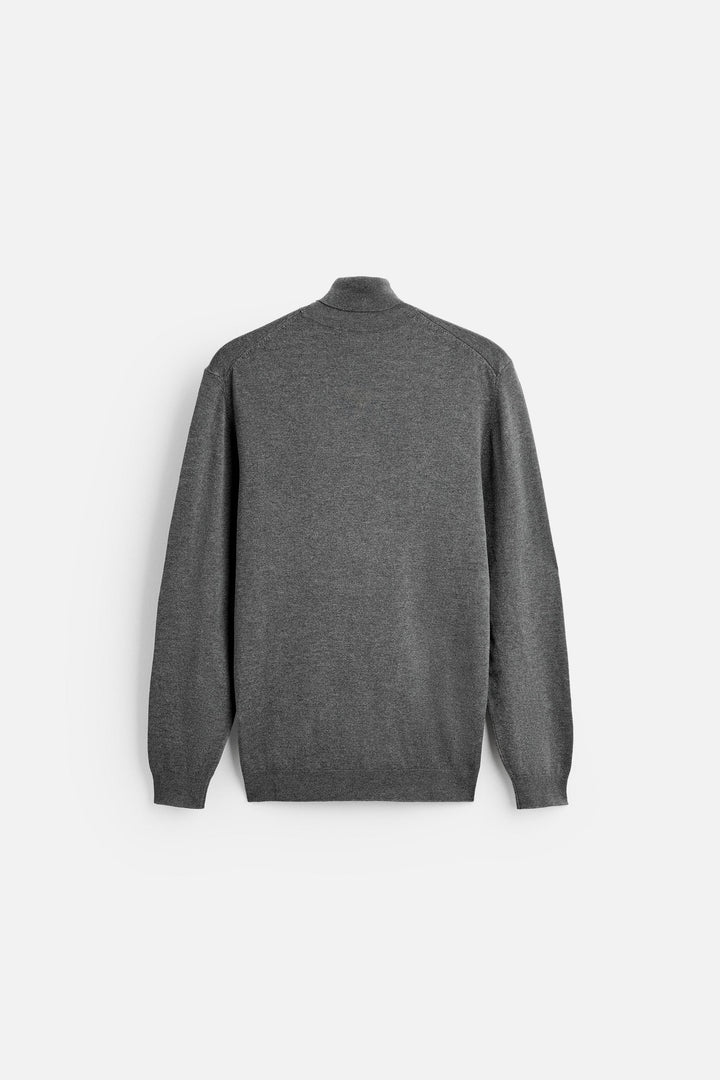 Pull Maille Col Roulé Viscose