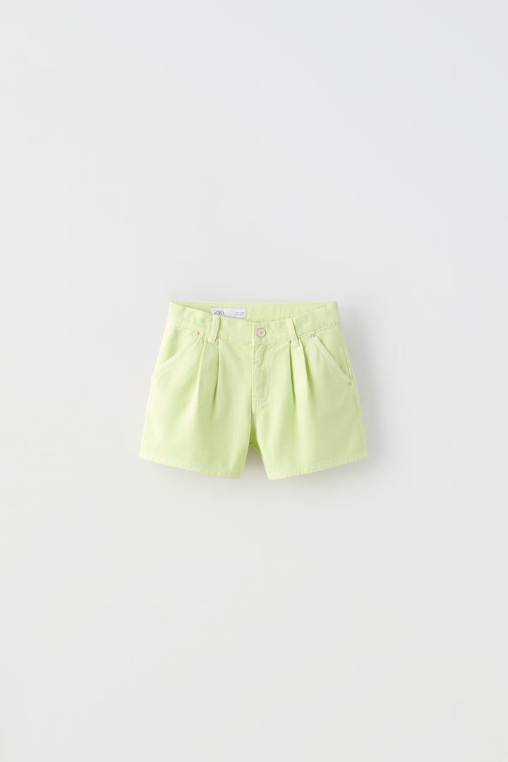 Short plis couleur