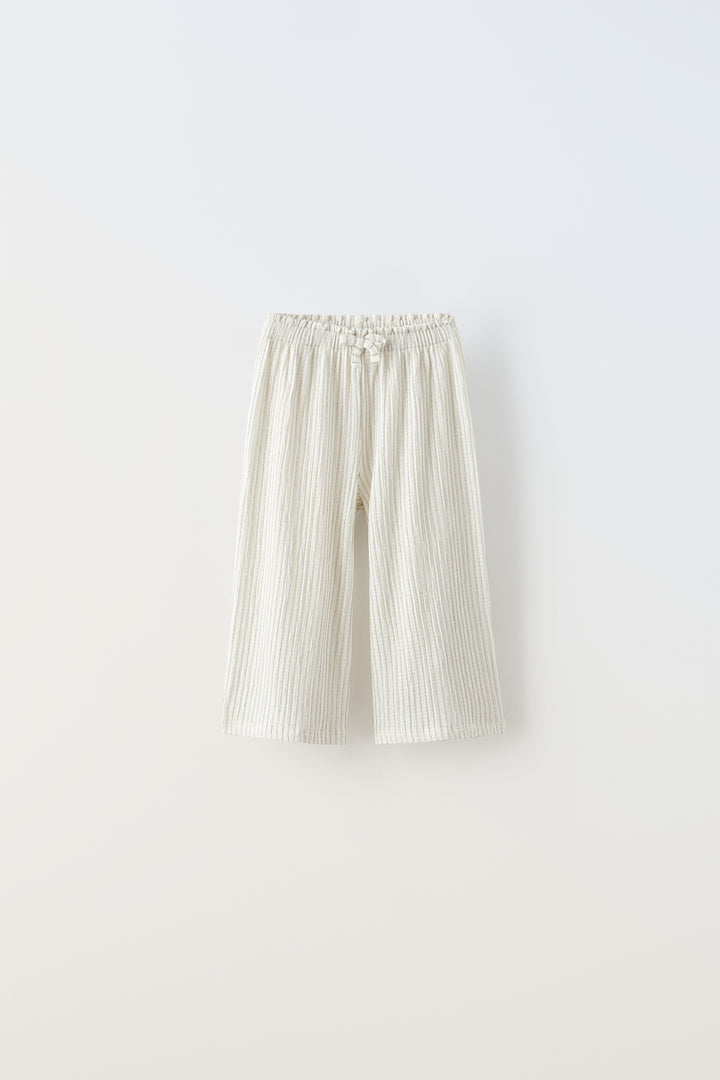 Pantalon culotte rayé lurex (Collection Ramadan)