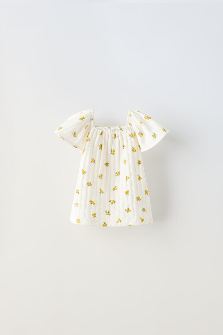 T-shirt fille à petites fleurs (Collection Ramadan)