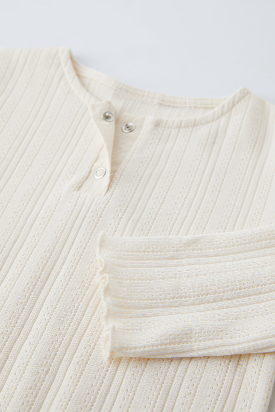 T-shirt Utility Pointelle Patte Enfant