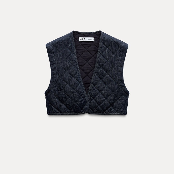 Moudda ZARA - Gilet denim matelassé - Tunisie 2