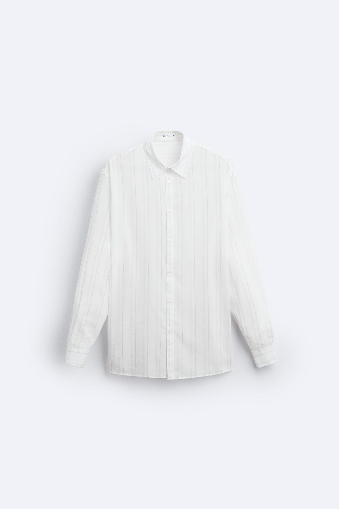Chemise manches longues fluide à rayures