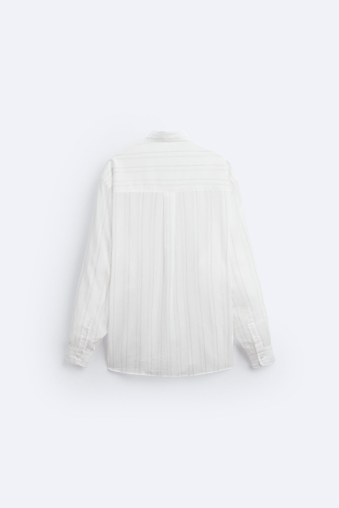 Chemise manches longues fluide à rayures