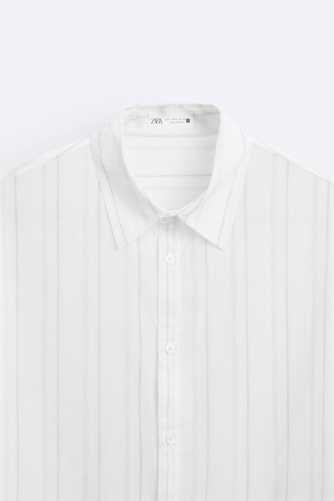 Chemise manches longues fluide à rayures