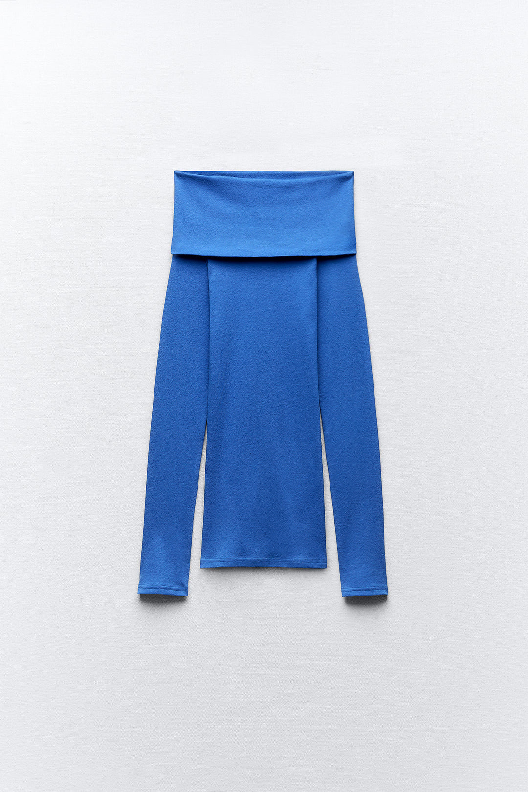 Haut off the shoulder sans manches, bretelles fines, sans nœud, manches longues