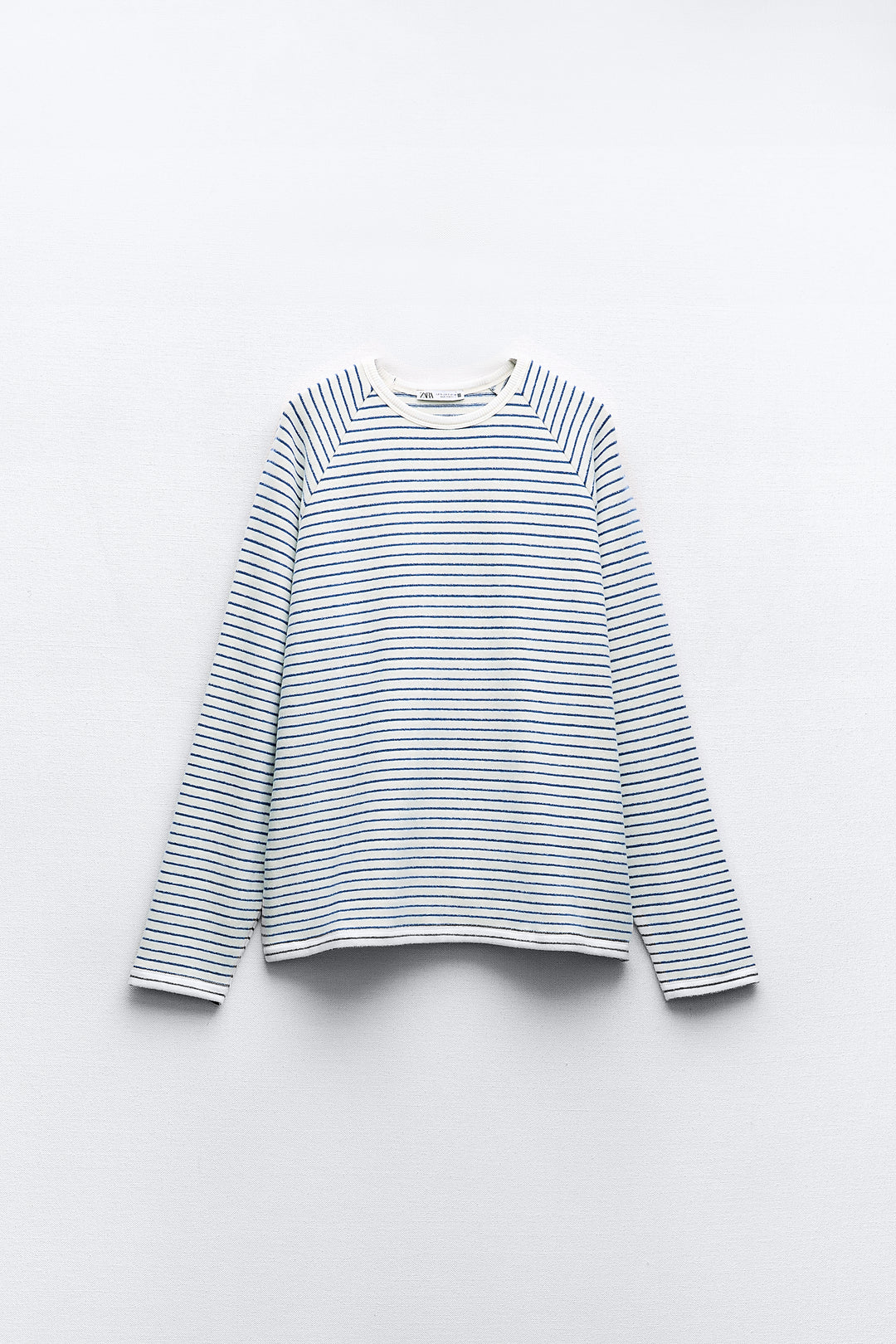 Pull rayé manches longues
