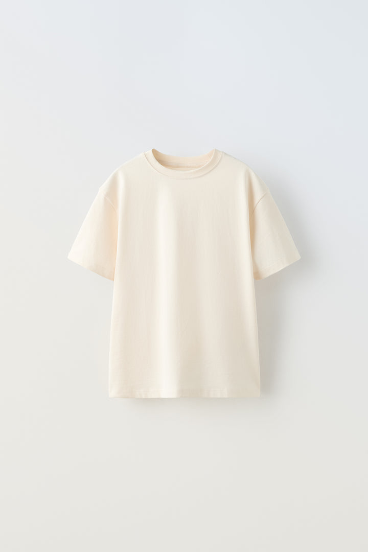 T-shirt Fille Manches Courtes Uni