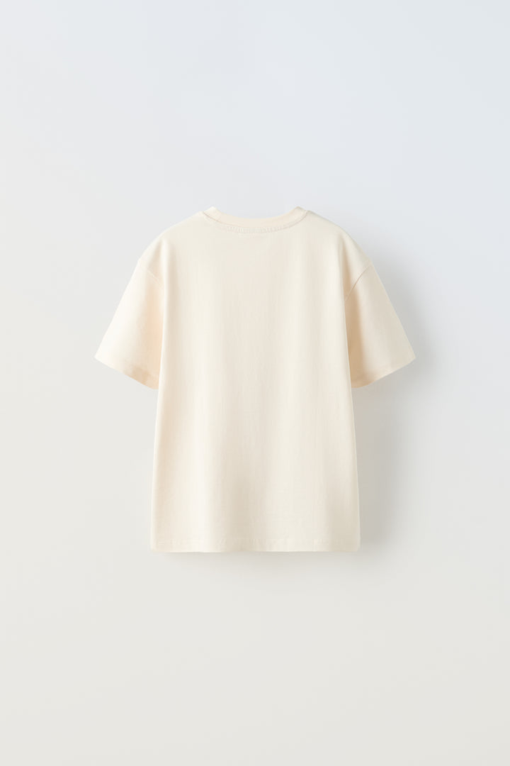 T-shirt Fille Manches Courtes Uni