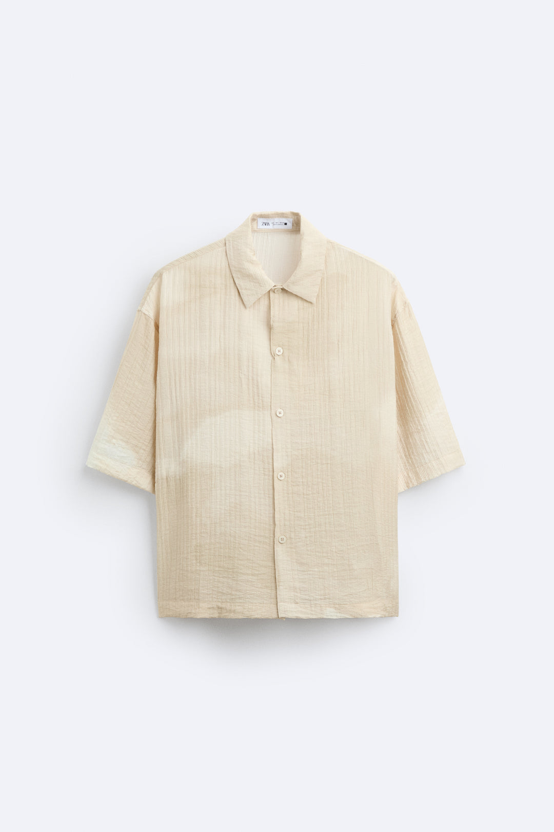 Chemise Structurée Manches Courtes