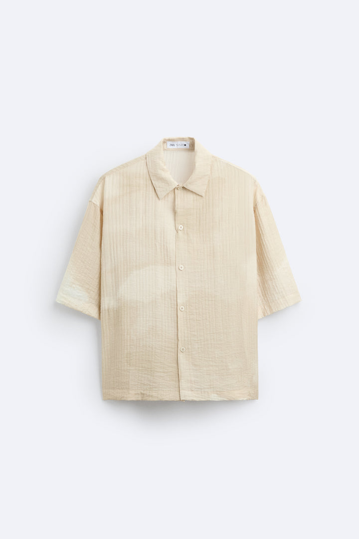 Chemise Structurée Manches Courtes
