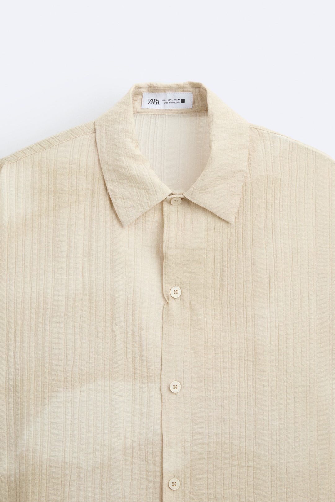 Chemise Structurée Manches Courtes