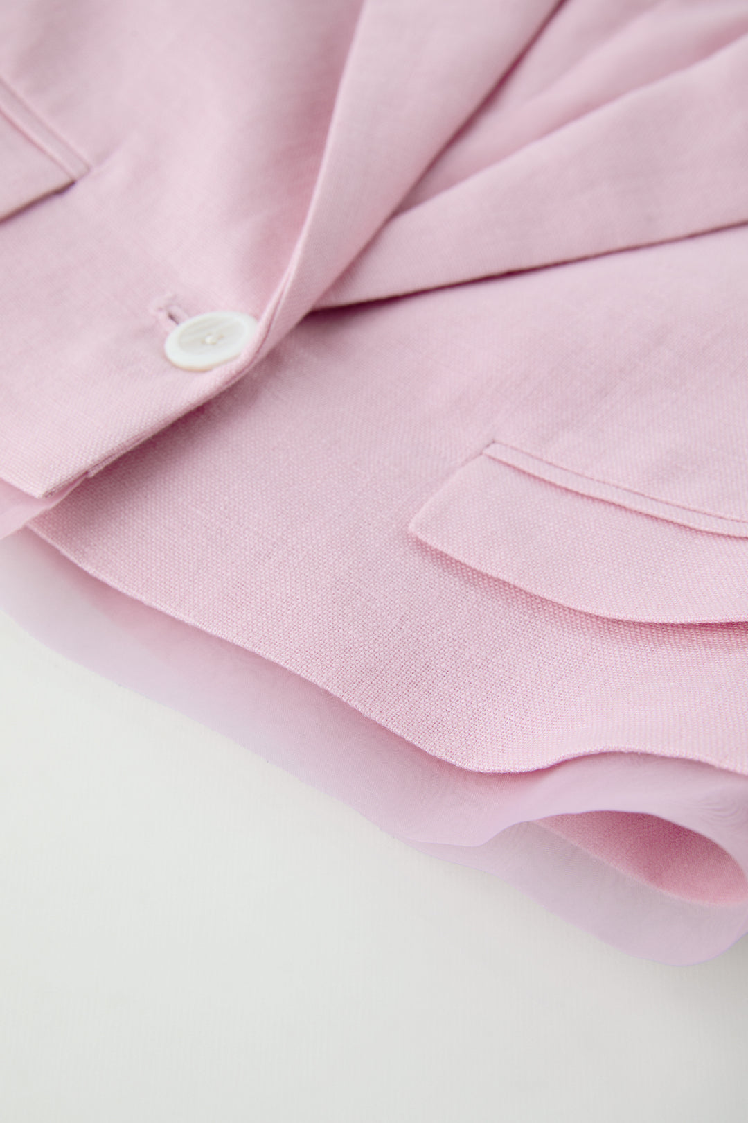 Blazer fille lin+organza (Collection Ramadan)