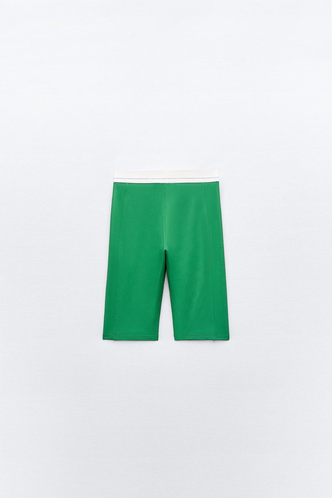 Legging cycliste élastique contrasté