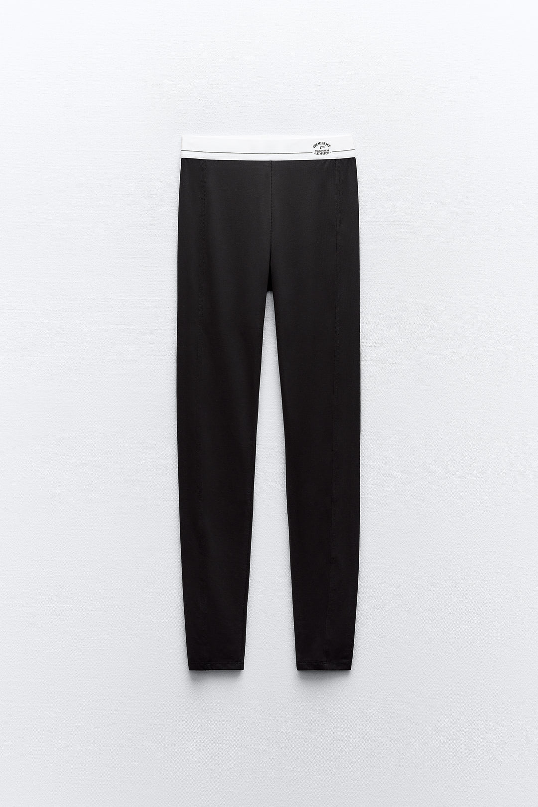 Legging long élastique contrasté