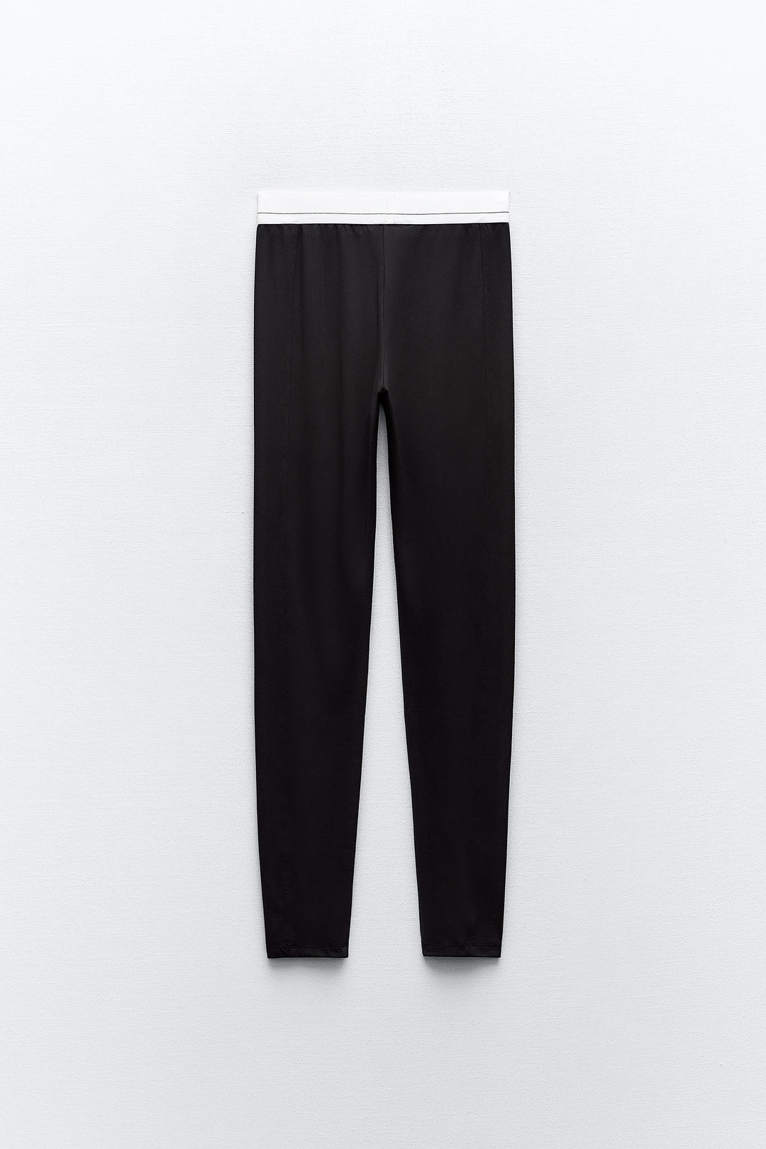 Legging long élastique contrasté