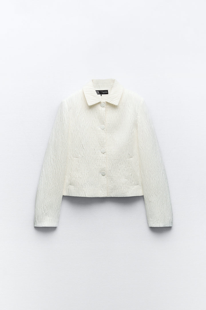 Blazer froissé fantaisie (Ensemble)