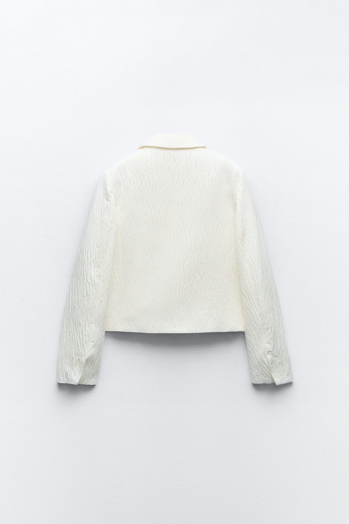Blazer froissé fantaisie (Ensemble)