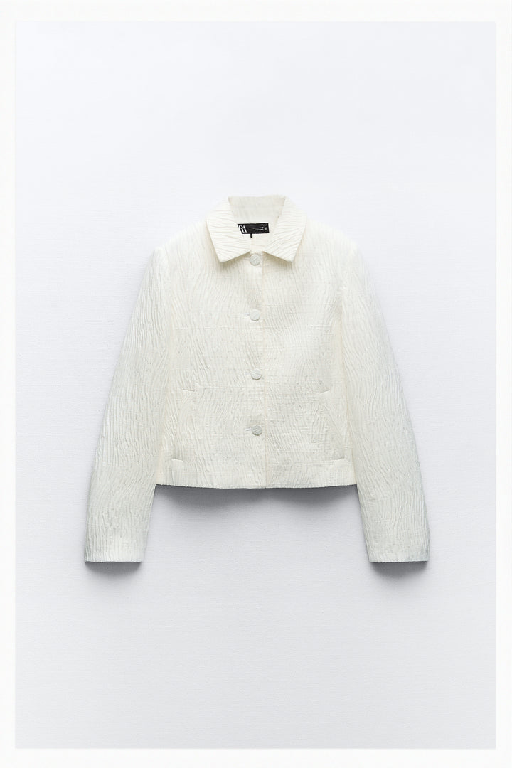 Blazer froissé fantaisie (Ensemble)