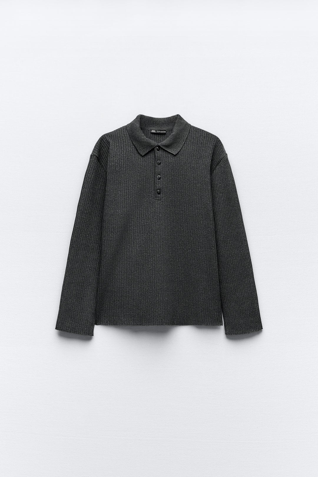 Polo oversize côtelé