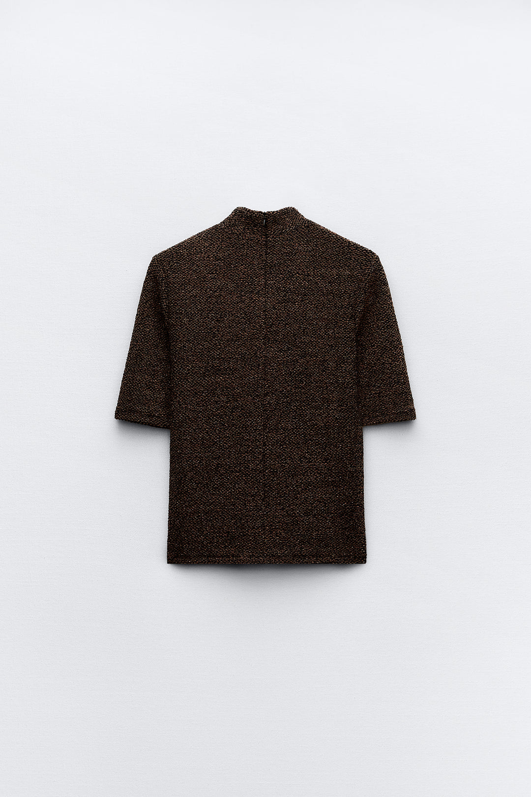Top jacquard bouclé lurex