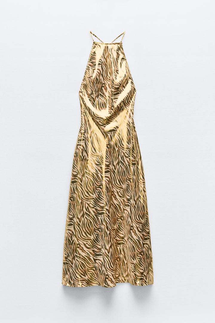 Robe imprimé animal Foil