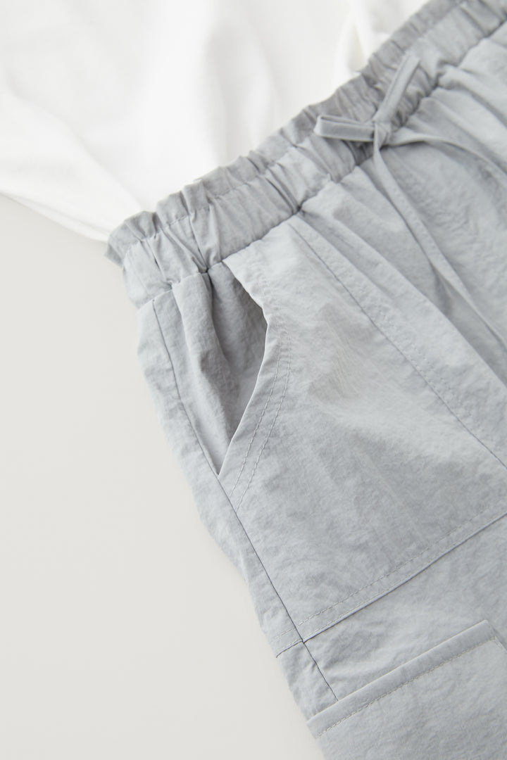 Robe fille coton et matière technique