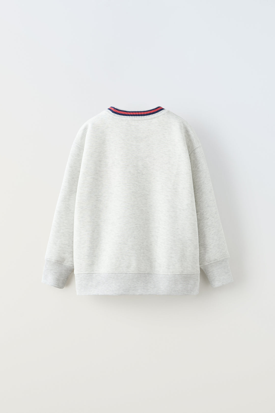 Sweat avec encolure varsity col tricot
