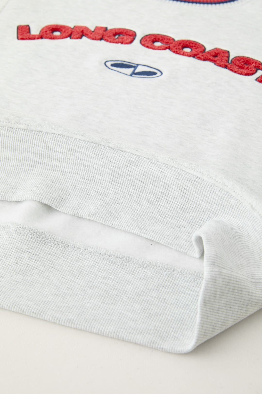 Sweat avec encolure varsity col tricot