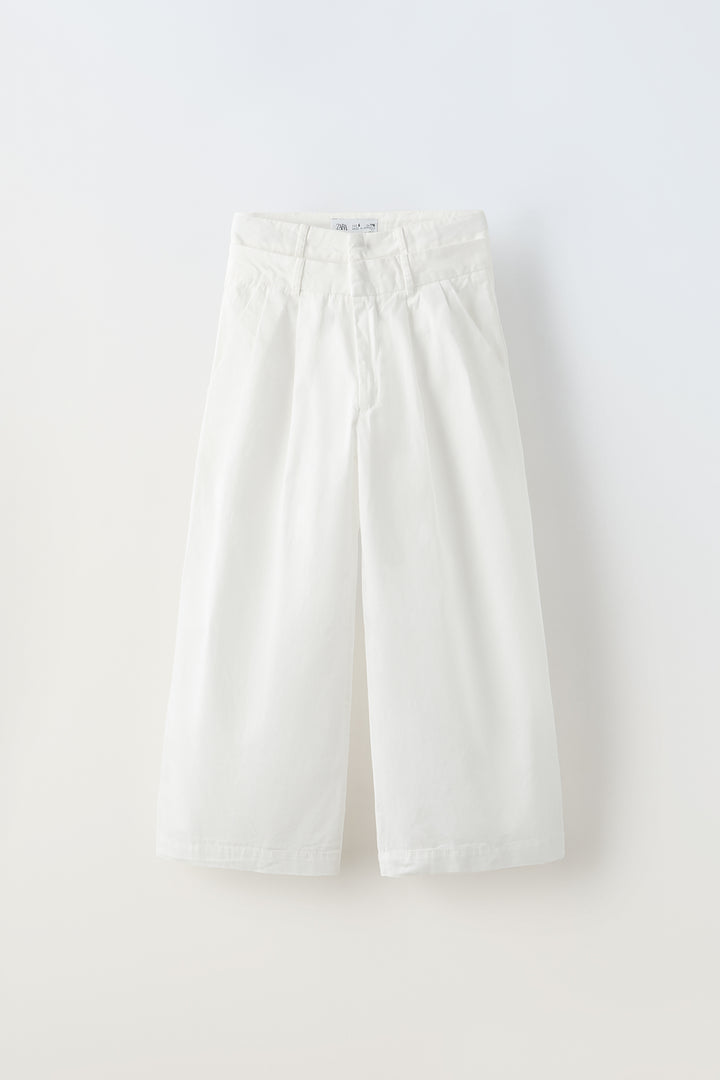 Pantalon fille à double ceinture (Collection Ramadan)