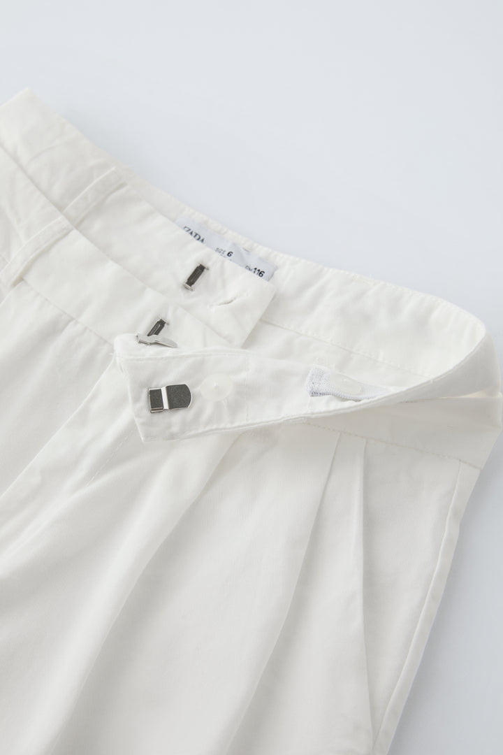 Pantalon fille à double ceinture (Collection Ramadan)
