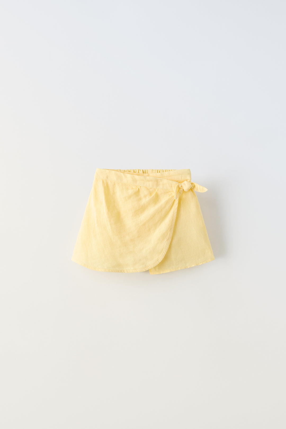 Jupe-short lin jaune enfant twin-set (Collection Ramadan)