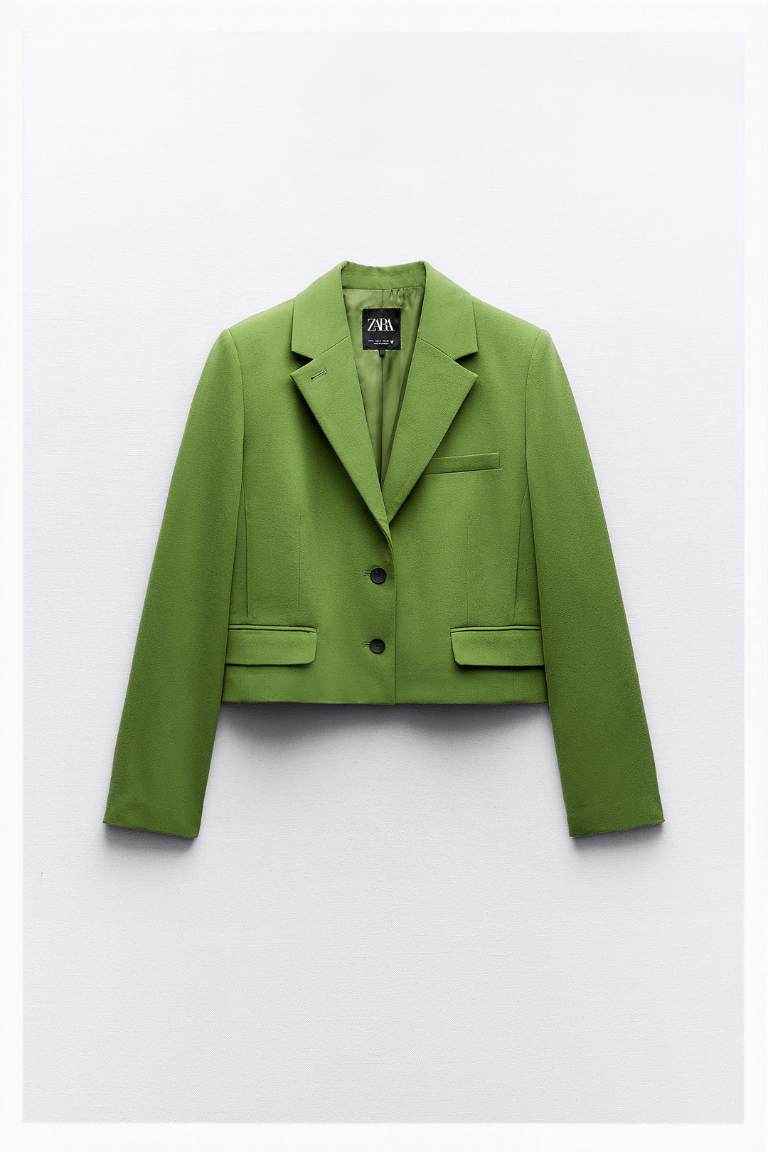Blazer drap de laine multi-poches