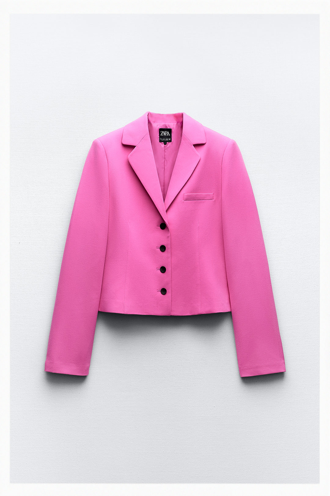 Blazer drap de laine midi cintré