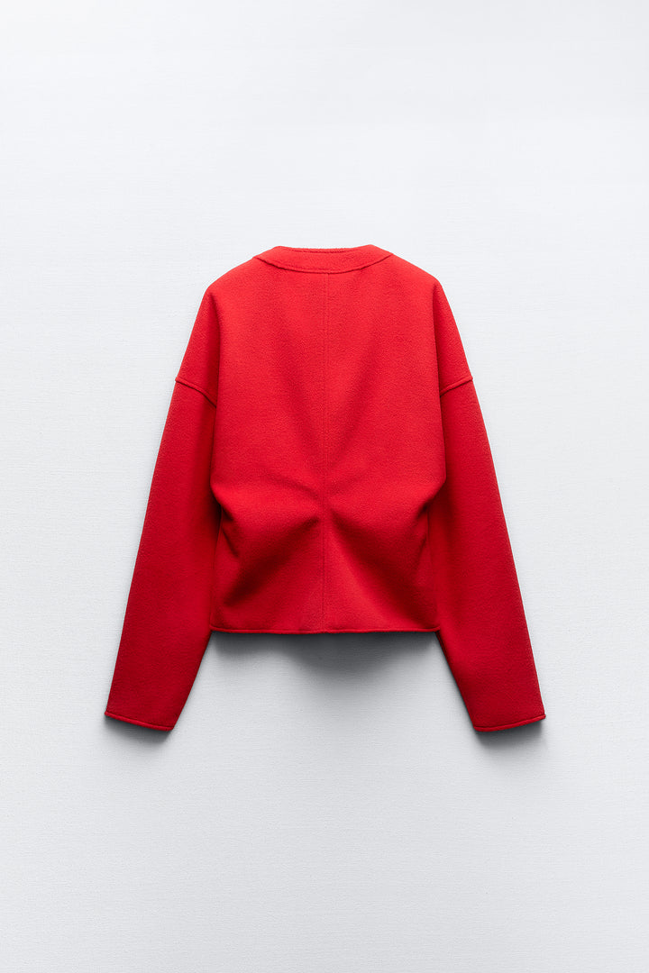 Veste Douce Cintrée Col V Ensemble