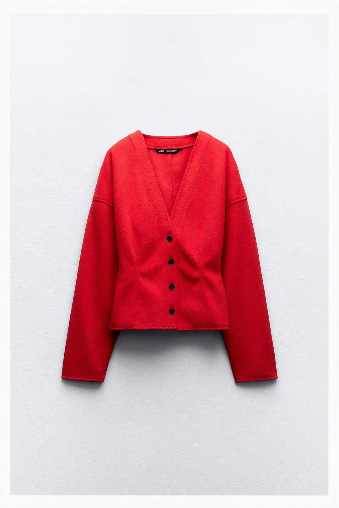 Veste Douce Cintrée Col V Ensemble