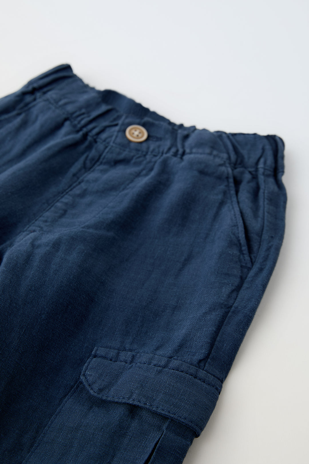 Pantalon cargo jogger enfant 100% lin (Collection Ramadan)