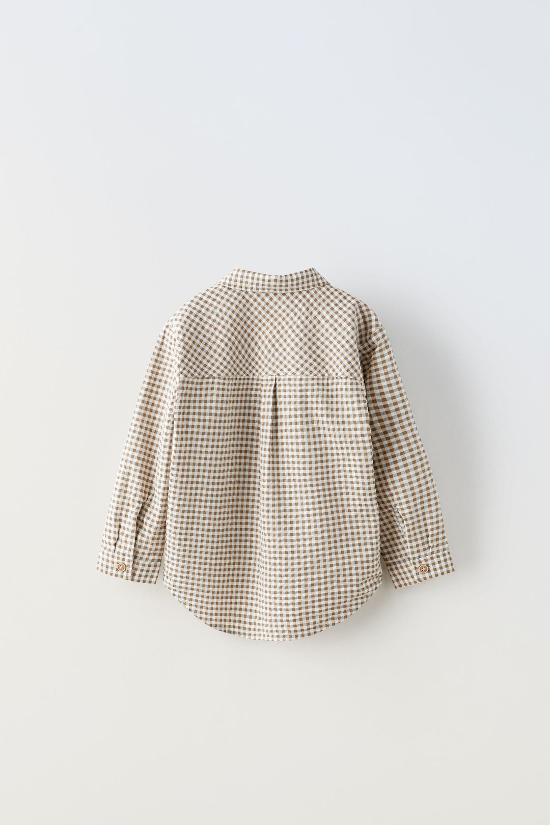 Chemise Vichy Seersucker manches longues