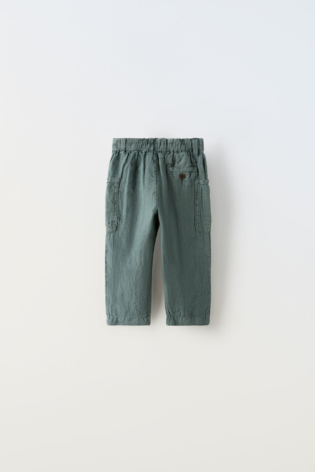 Pantalon 100% Lin Lavé à Poches Enfant