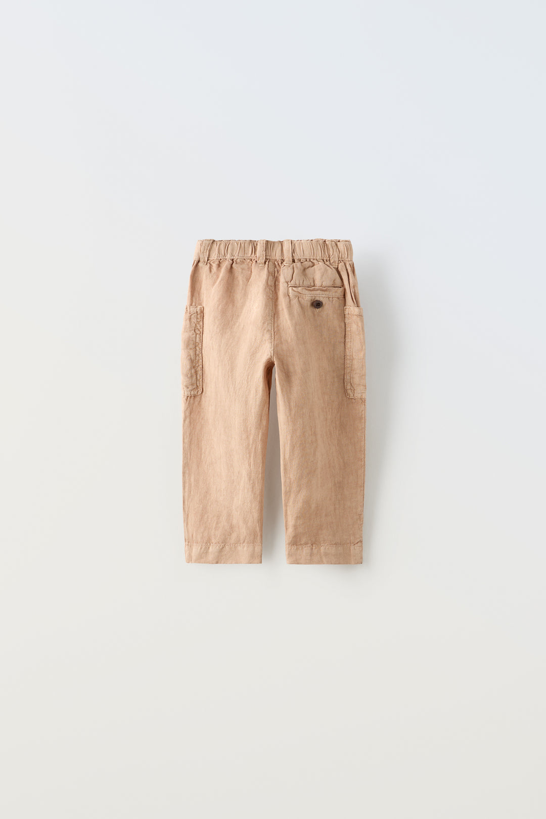 Pantalon enfant 100% lin lavé à poches