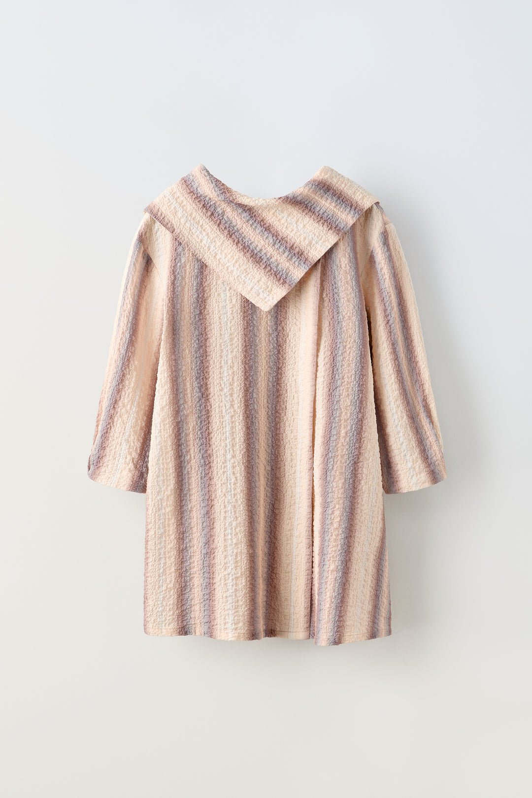 Robe fille à rayures détail bandana